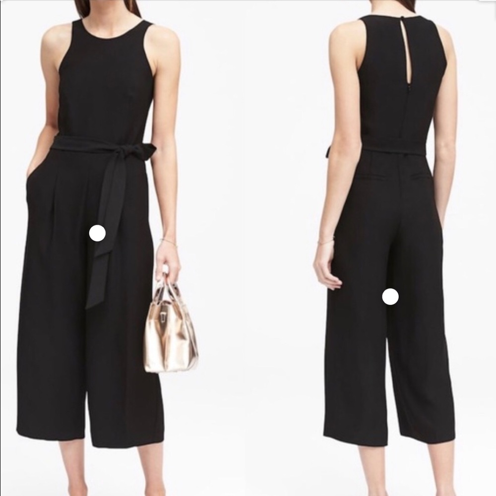 Banana Republic Cropped Wide Leg Jumpsuit